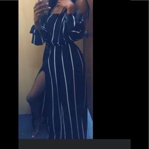 Long Romper with slits